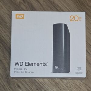 WD Elements Black Desktop HDD - 20TB